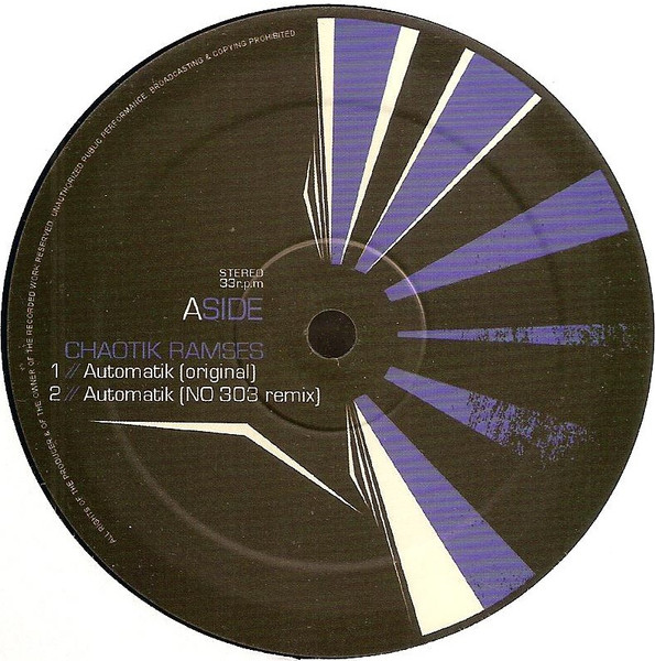 Chaotik Ramses - Automatik | A-Traction Records (ATRAC#011) - 3