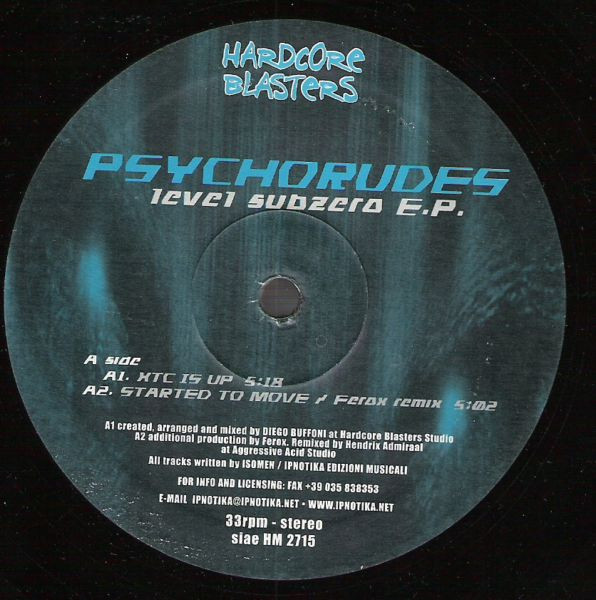 Psychorudes - Level Subzero E.P. | Hardcore Blasters (HM 2715) - 2