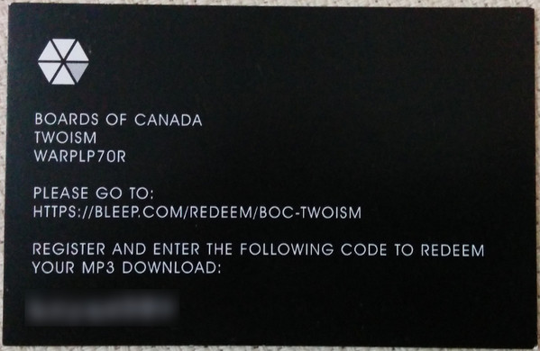 Boards Of Canada - Twoism | Warp Records (WARPLP70R) - 4