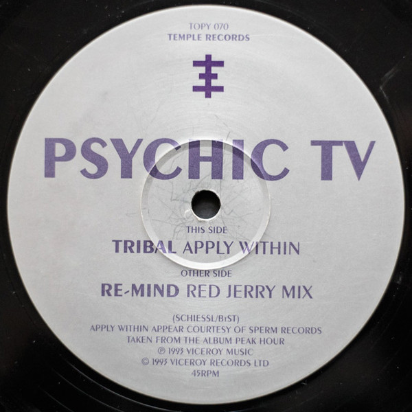 Psychic TV - Re-Mind | Temple Records (TOPY 070)