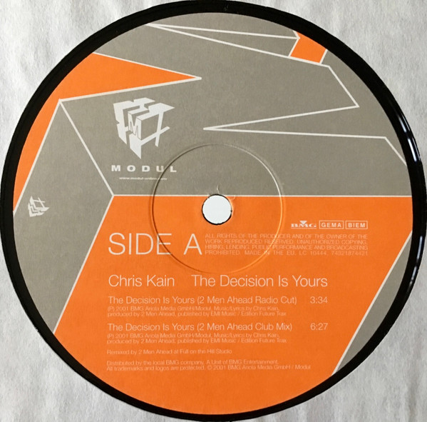 Chris Kain - The Decision Is Yours | Modul (74321874421) - 2