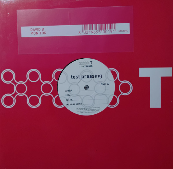 David B - Monitor | Stik Trance (STKT004)