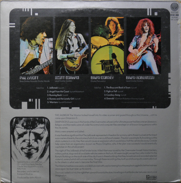 Thin Lizzy - Jailbreak | Vertigo (9102 008) - 4 Thin Lizzy - Jailbreak | Vertigo (9102 008) - 4