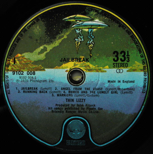 Thin Lizzy - Jailbreak | Vertigo (9102 008) - 5 Thin Lizzy - Jailbreak | Vertigo (9102 008) - 5