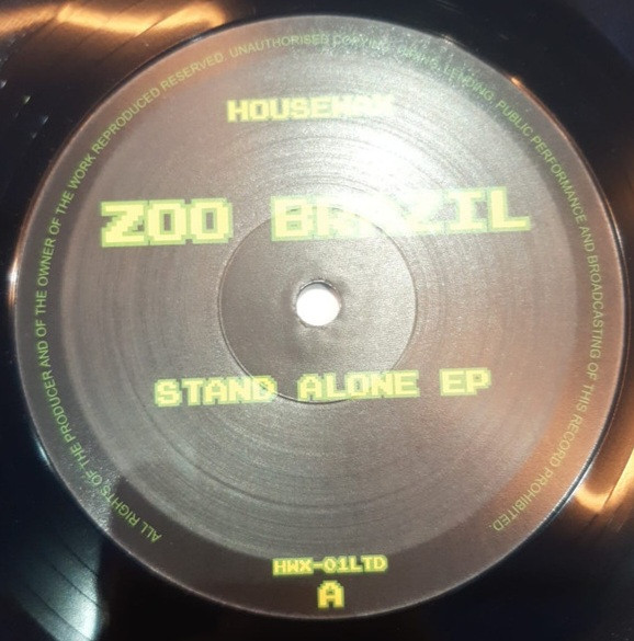 Zoo Brazil - Stand Alone EP | HOUSEWAX (HWX-01LTD)