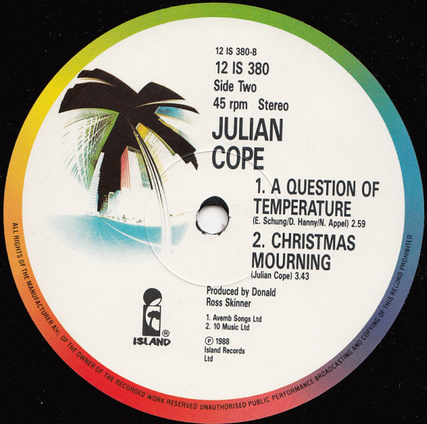 Julian Cope - Charlotte Anne | Island Records (12 IS 380) - 4 Julian Cope - Charlotte Anne | Island Records (12 IS 380) - 4