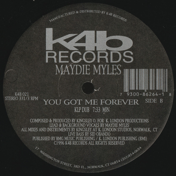 Maydie Myles - You Got Me Forever | K4B Records (K4B 021) - 3 Maydie Myles - You Got Me Forever | K4B Records (K4B 021) - 3