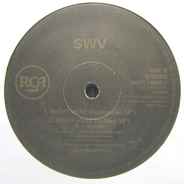 SWV - Right Here (Human Nature Mix) | RCA (74321 16048 1) - 4