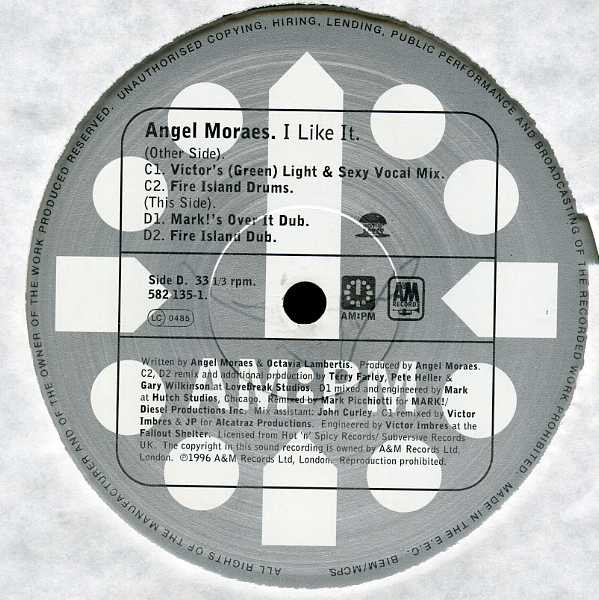Angel Moraes - I Like It (Heller & Farley / Mark Picchiotti / Victor Imbres Mixes) | AM:PM (582 135-1) - 6