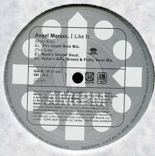 Angel Moraes - I Like It (Heller & Farley / Mark Picchiotti / Victor Imbres Mixes) | AM:PM (582 135-1) - 5