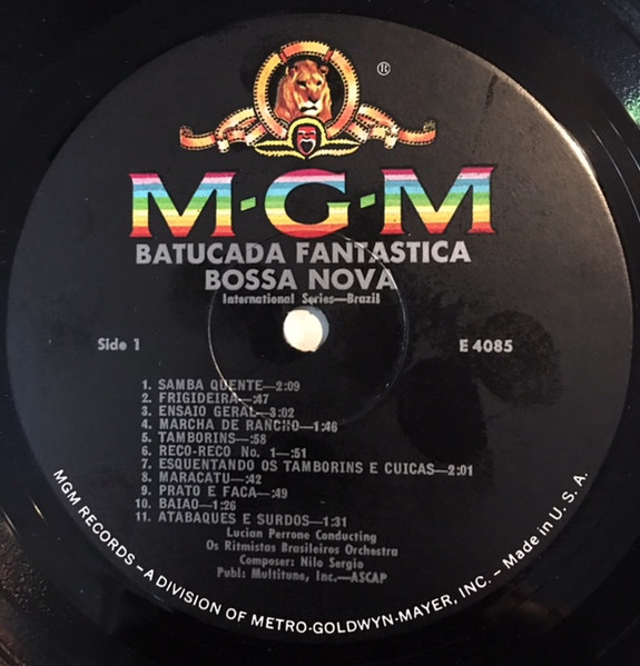 Os Ritmistas Brasileiros - Batucada Fantastica (Bossa Nova) | MGM Records (E 4085) - 3 Os Ritmistas Brasileiros - Batucada Fantastica (Bossa Nova) | MGM Records (E 4085) - 3