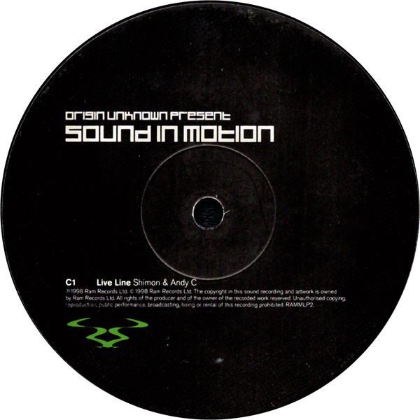 Origin Unknown - Sound In Motion | RAM Records (RAMM LP2) - 2