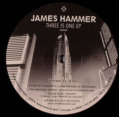 James Hammer - Three Is One EP | Relief Records (RR2032)
