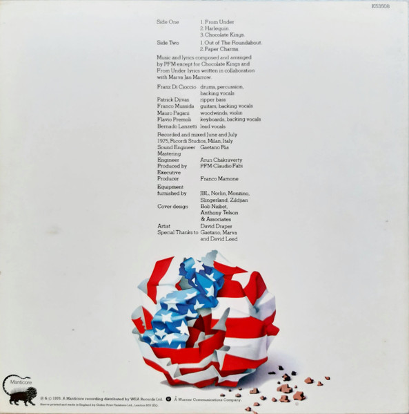 Premiata Forneria Marconi - Chocolate Kings | Manticore (K53508) - 4