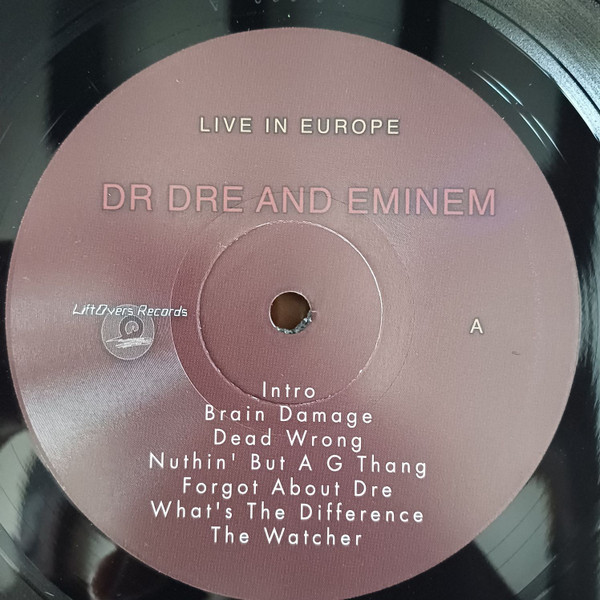 Dr. Dre , Eminem - Dreminem Live In Europe | LiftOvers Records (L0003) - 4
