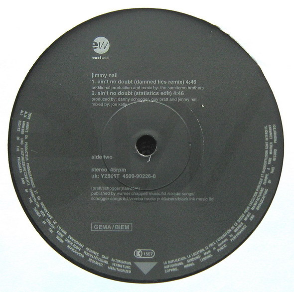 Jimmy Nail - Ain't No Doubt | EastWest (4509-90226-0 LB) - 3 Jimmy Nail - Ain't No Doubt | EastWest (4509-90226-0 LB) - 3