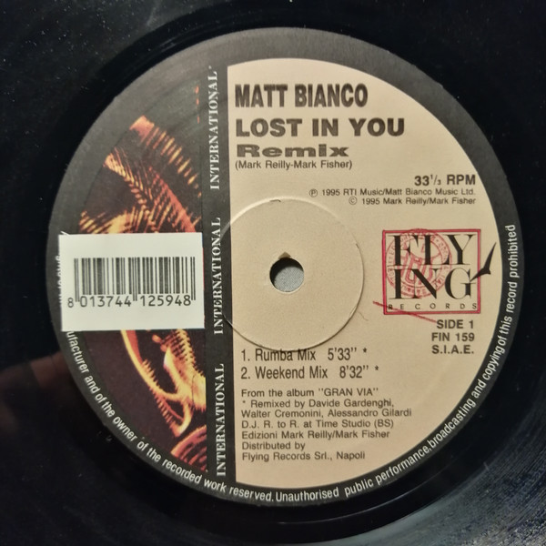 Matt Bianco - Lost In You | Flying International (FIN 159) - 4