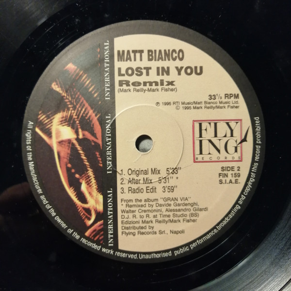 Matt Bianco - Lost In You | Flying International (FIN 159) - 5