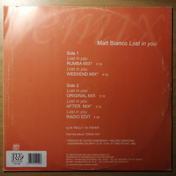 Matt Bianco - Lost In You | Flying International (FIN 159) - 2