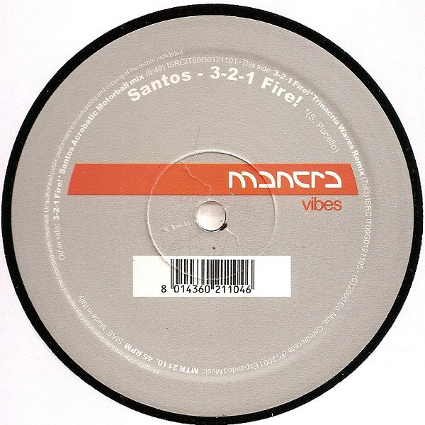 Santos - 3-2-1 Fire! | Mantra Vibes (MTR 2110) - 2