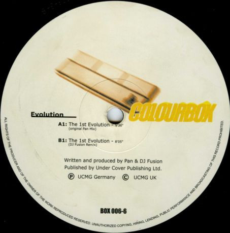 Evolution - The 1st Evolution | Colourbox (BOX 006-6)