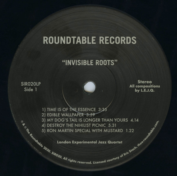 The London Experimental Jazz Quartet - Invisible Roots | The Roundtable (SIR020LP) - 3