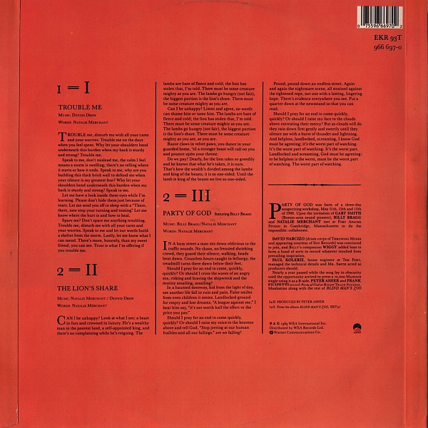 10,000 Maniacs - Trouble Me | Elektra (EKR 93T) - 2 10,000 Maniacs - Trouble Me | Elektra (EKR 93T) - 2