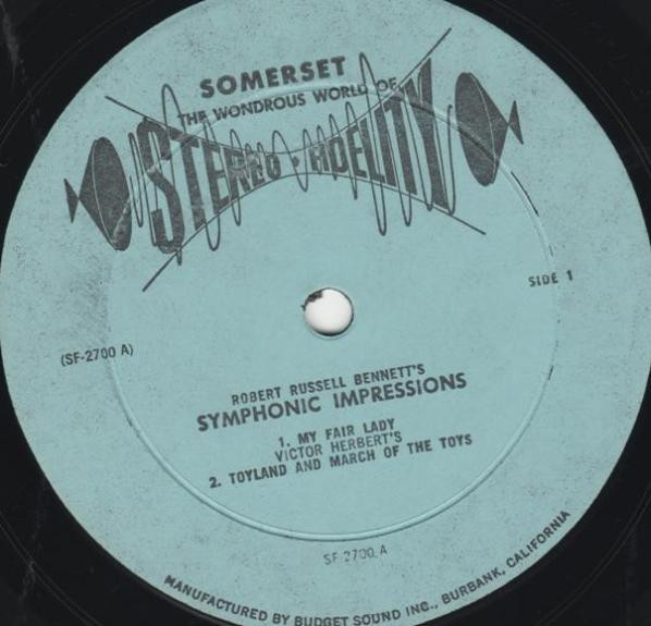 The New World Theatre Orchestra - My Fair Lady / The King And I | Stereo-Fidelity (SF-2700) - 3 The New World Theatre Orchestra - My Fair Lady / The King And I | Stereo-Fidelity (SF-2700) - 3
