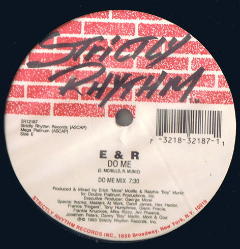 E & R - Do Me | Strictly Rhythm (SR12187) - main