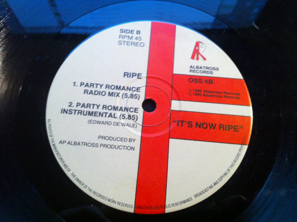 Ripe - Party Romance | Albatross Records (OSS 4) Ripe - Party Romance | Albatross Records (OSS 4)