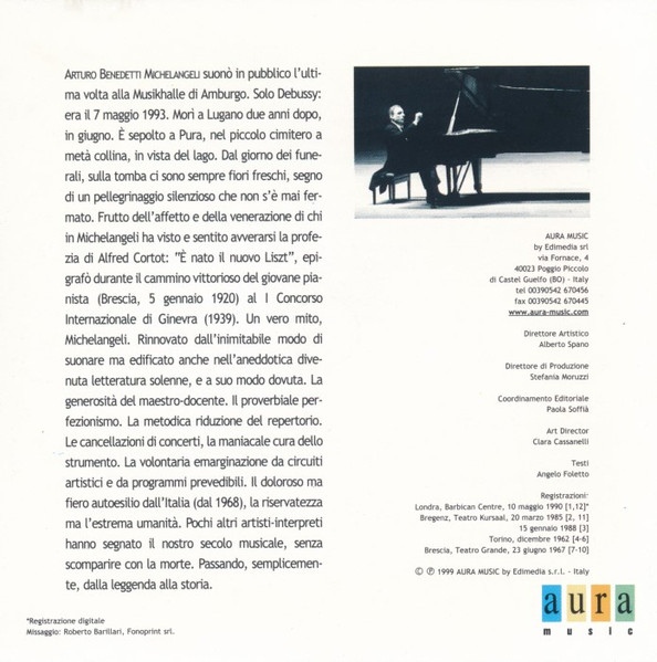 Arturo Benedetti Michelangeli - Chopin / 2 | Aura Music (AUR 227-2) - 4 Arturo Benedetti Michelangeli - Chopin / 2 | Aura Music (AUR 227-2) - 4
