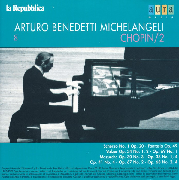 Arturo Benedetti Michelangeli - Chopin / 2 | Aura Music (AUR 227-2) - main Arturo Benedetti Michelangeli - Chopin / 2 | Aura Music (AUR 227-2) - main