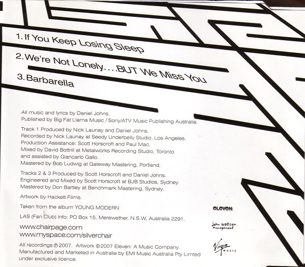 Silverchair - If You Keep Losing Sleep CD | Eleven: A Music Company (ELEVENCD76) - 4 Silverchair - If You Keep Losing Sleep CD | Eleven: A Music Company (ELEVENCD76) - 4