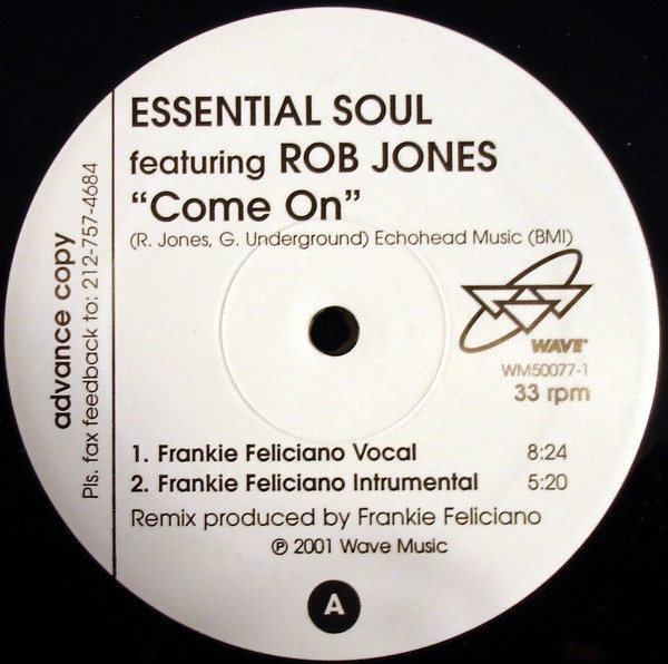 Essential Soul Featuring Rob Jones - Come On | Wave Music (WM50077-1)