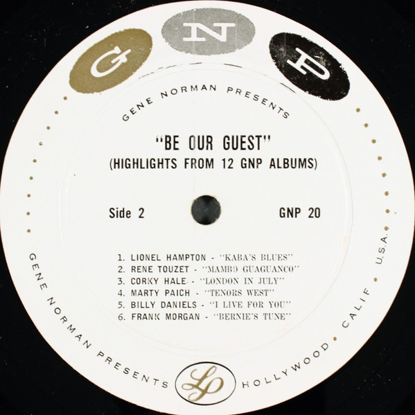 Various - Be Our Guest (Highlights From 12 GNP Albums) | Gene Norman Presents (GNP 20) - 4