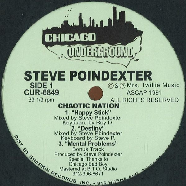 Steve Poindexter - Chaotic Nation | Chicago Underground (CUR-6849)