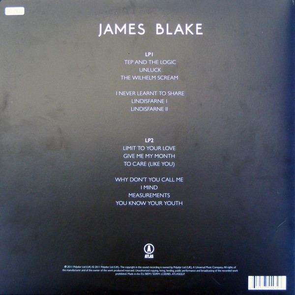 James Blake - James Blake | Atlas Recordings (ATLAS02LP) - 2 James Blake - James Blake | Atlas Recordings (ATLAS02LP) - 2