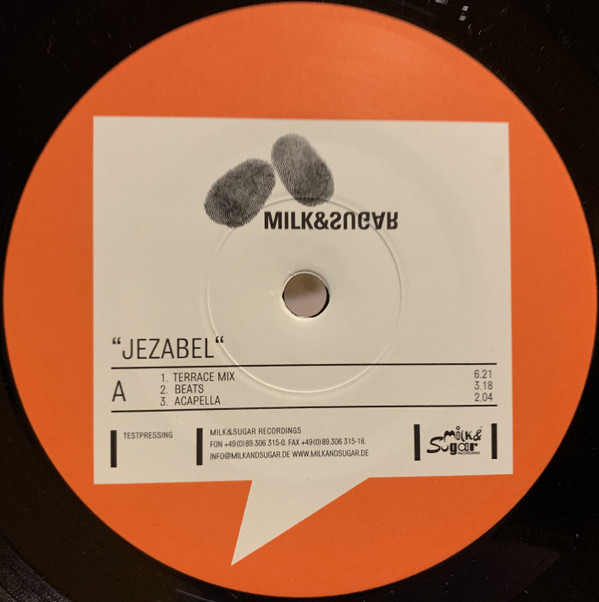 Milk & Sugar - Jezabel | Milk & Sugar Recordings (MSRM 2005/10)
