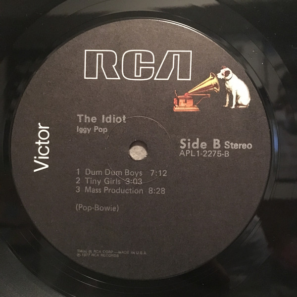 Iggy Pop - The Idiot | RCA Victor (APL1-2275) - 4