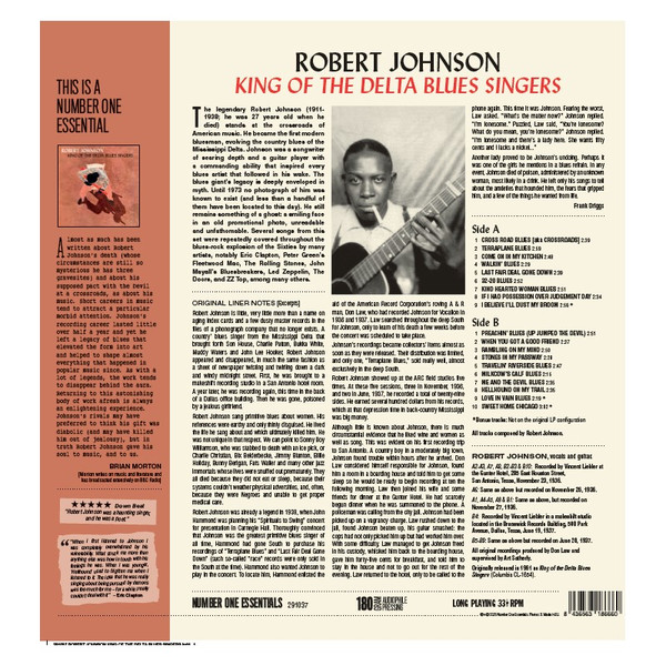 Robert Johnson - King Of The Delta Blues Singers | Number One Essentials (291037) - 2