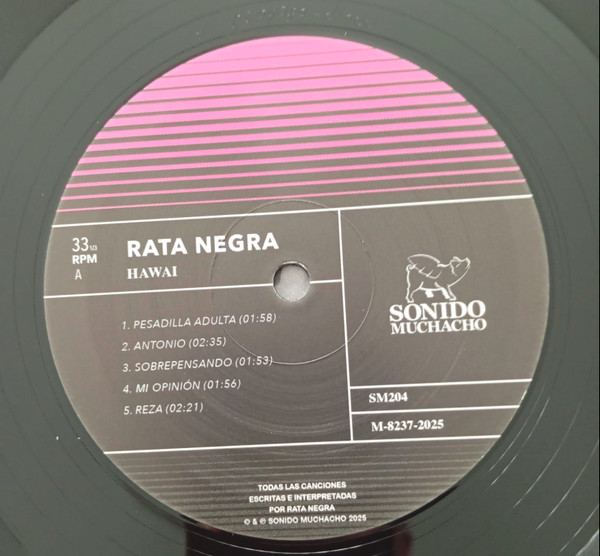Rata Negra - Hawai | Sonido Muchacho (SM204) - 4
