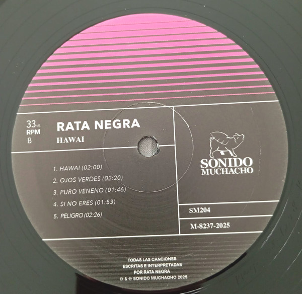 Rata Negra - Hawai | Sonido Muchacho (SM204) - 3