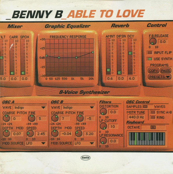 Benny Benassi - Able To Love | Digi White (DIGI 056-12)