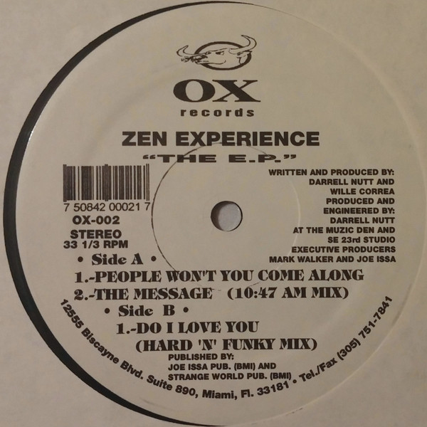 Zen Experience - The E.P. | OX Records (OX-002)