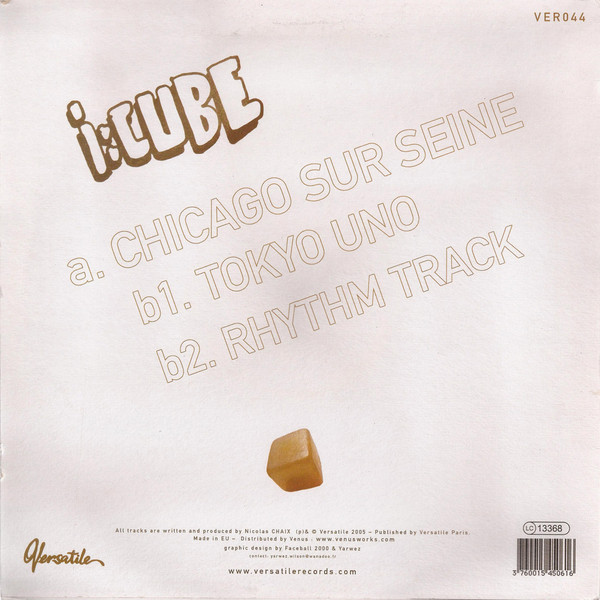 I:Cube - Chicago Sur Seine | Versatile Records (VER044) - 2