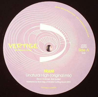 Fram - Unatural High | Vertige Productions (VP-003) Fram - Unatural High | Vertige Productions (VP-003)