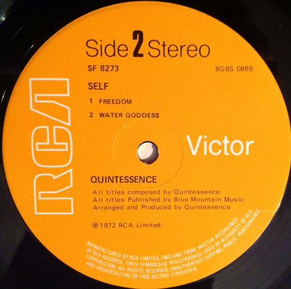 Quintessence - Self | RCA Victor (SF 8273) - 4 Quintessence - Self | RCA Victor (SF 8273) - 4