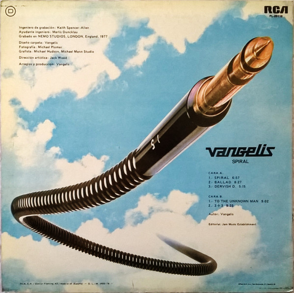 Vangelis - Spiral | RCA Victor (PL-25116) - 2 Vangelis - Spiral | RCA Victor (PL-25116) - 2