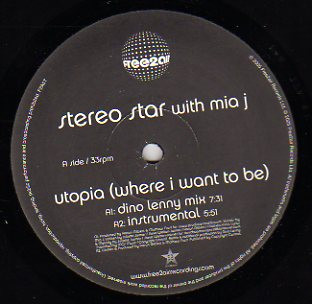Stereo Star - Utopia (Where I Want To Be) | free2air Recordings (F2A5T)