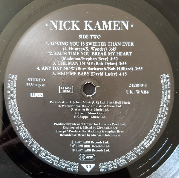 Nick Kamen - Nick Kamen | WEA (242080-1) - 4